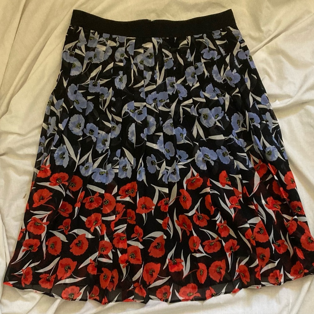 Ann Taylor Sunny Poppy Skirt